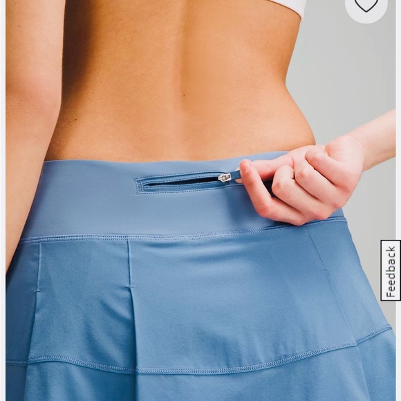 🍋 Lululemon Pace Rival Mid-Rise Skort- Blue Chill - Picture 4 of 10